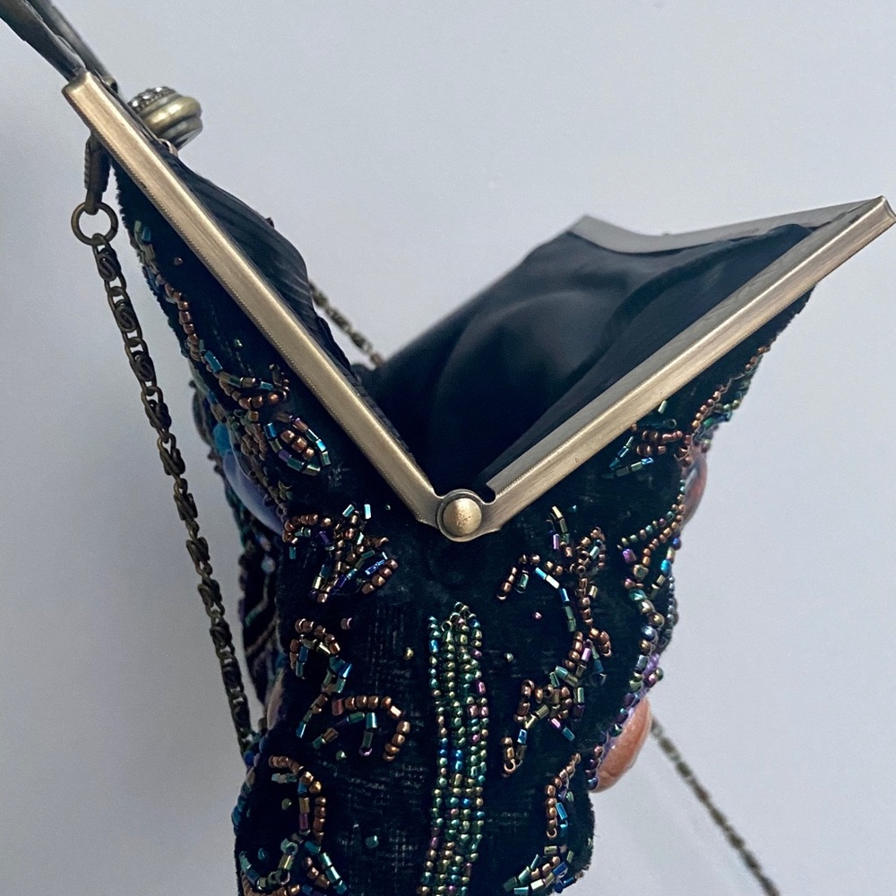 Butler & Wilson Vintage Gemstone Beaded Clutch Bag - Picture 9 of 12